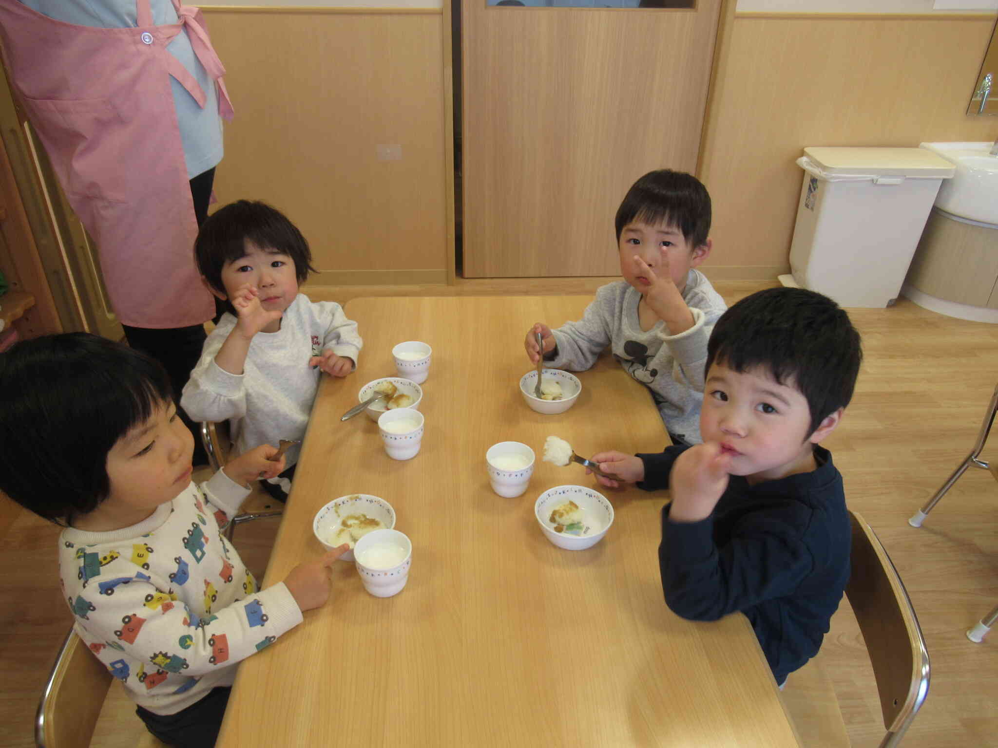 おやつに食べたよ