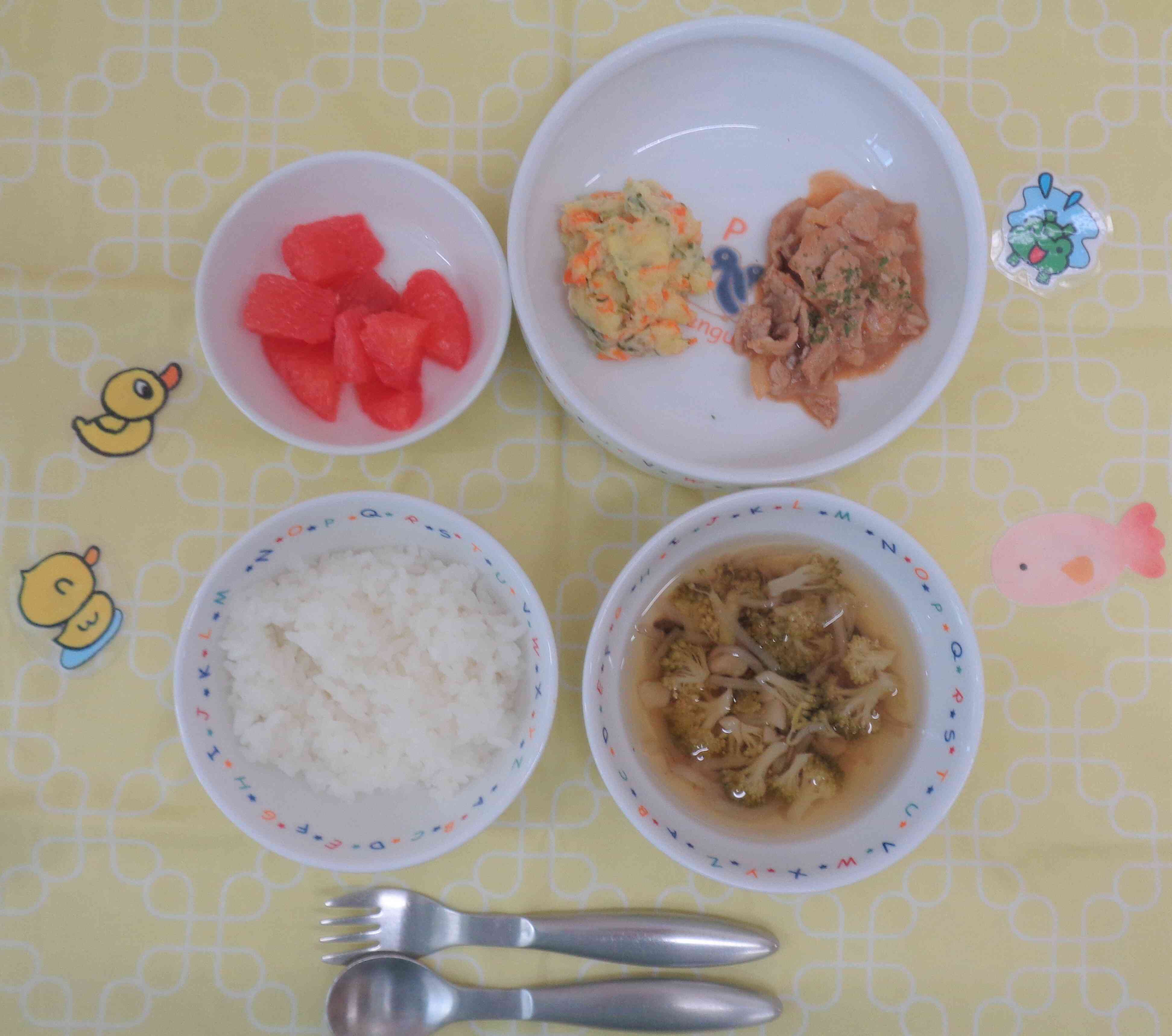 8月12日の給食