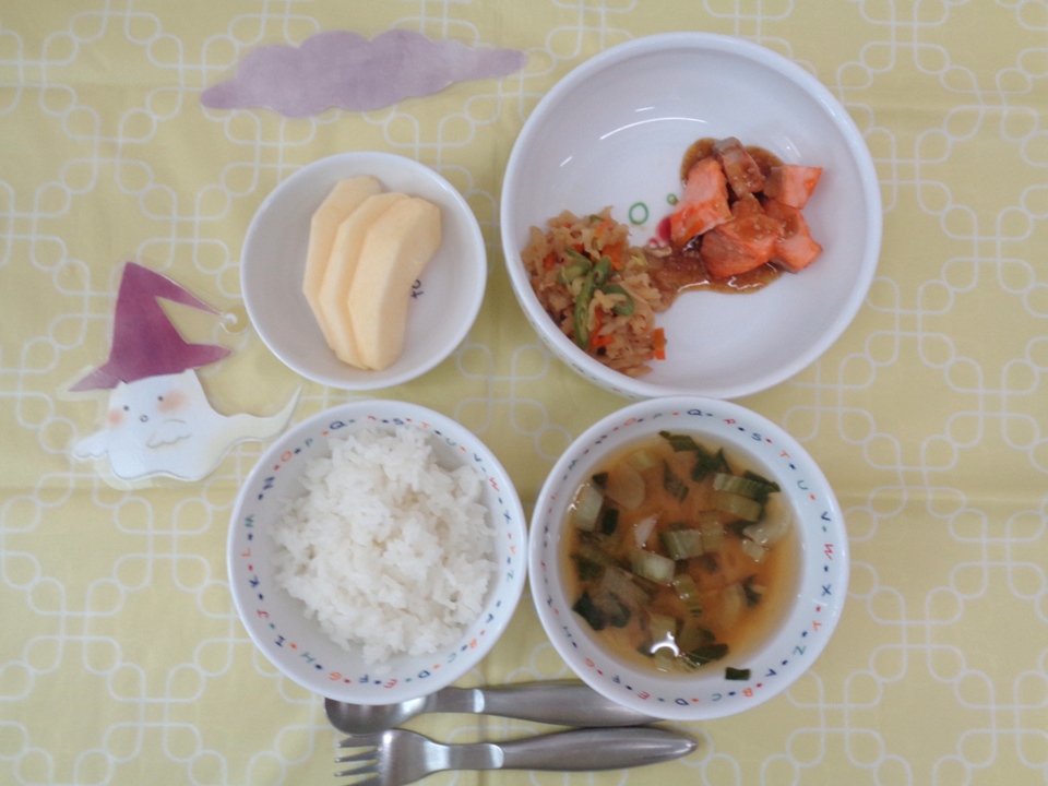 10月17日の給食（幼児食）