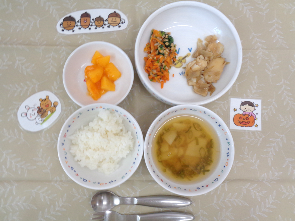 10月6日の給食（幼児食）