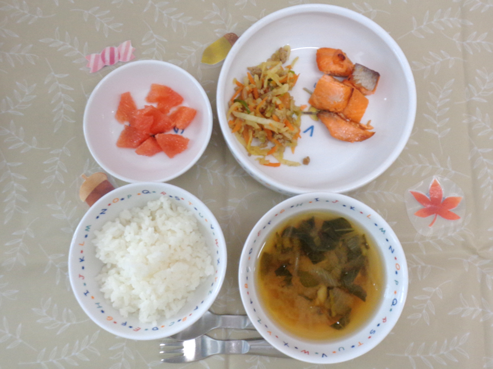 11月5日の給食（幼児食）