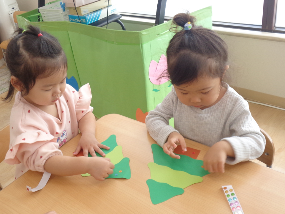 クリスマスの製作をしました♪