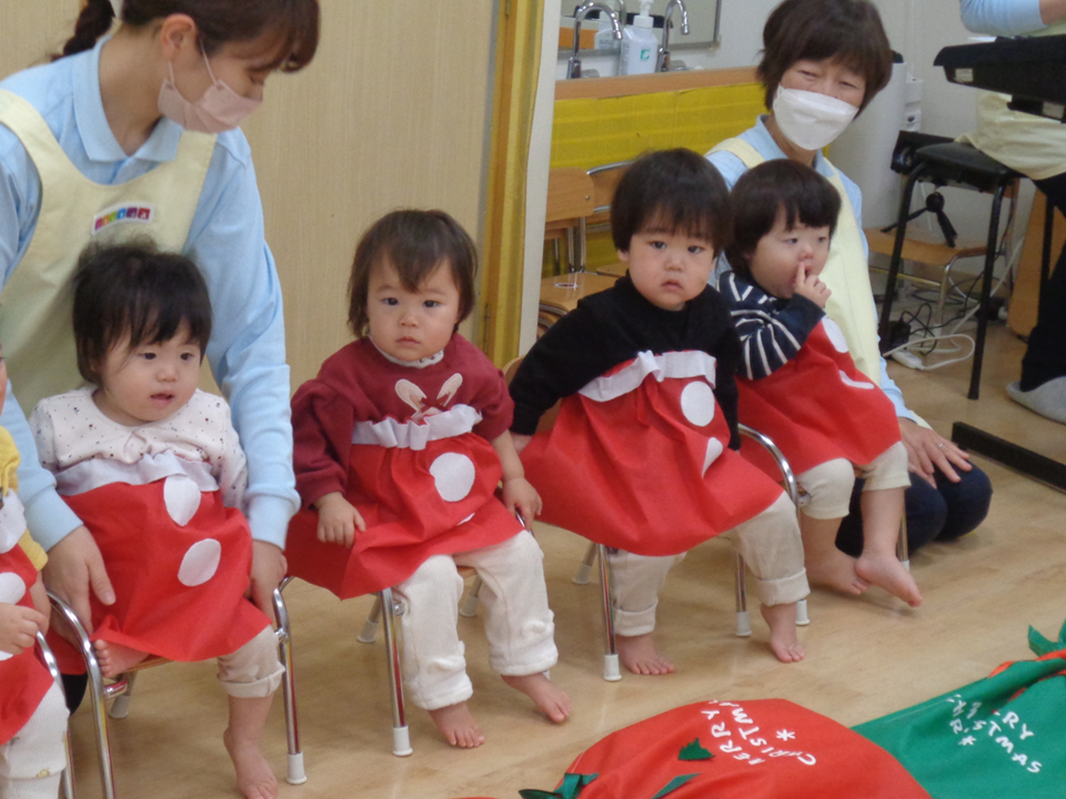 クリスマス会をしました♪