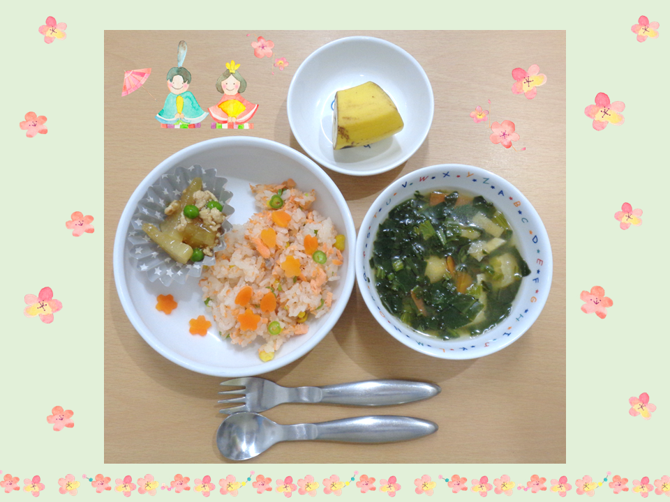 ３月３日の給食（幼児食）