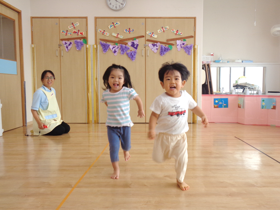 運動会のリハーサルをしたよ♪