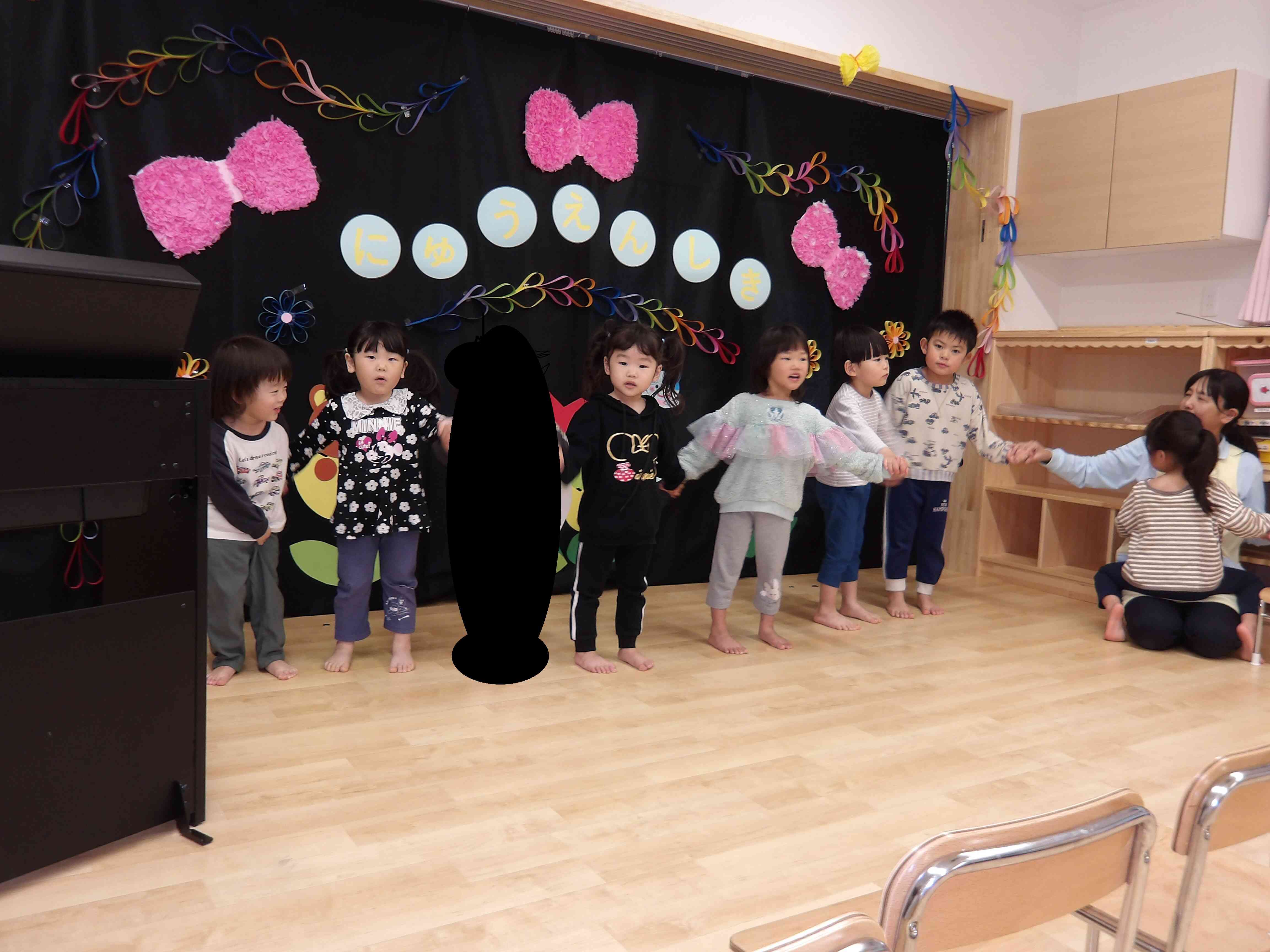 在園児からお祝い