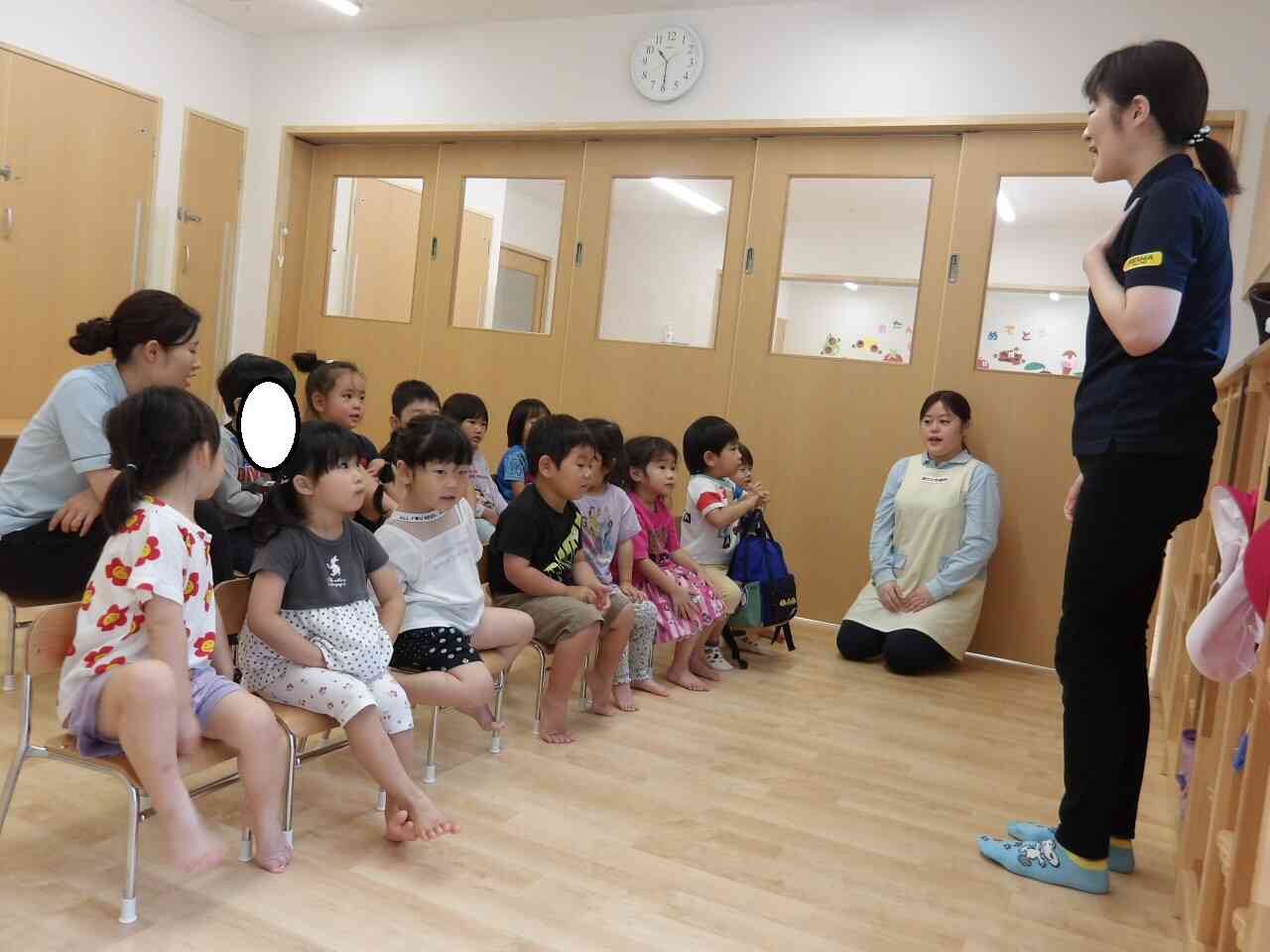 英語教室のようす