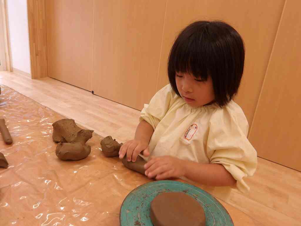 陶芸教室(きりん組さん)①
