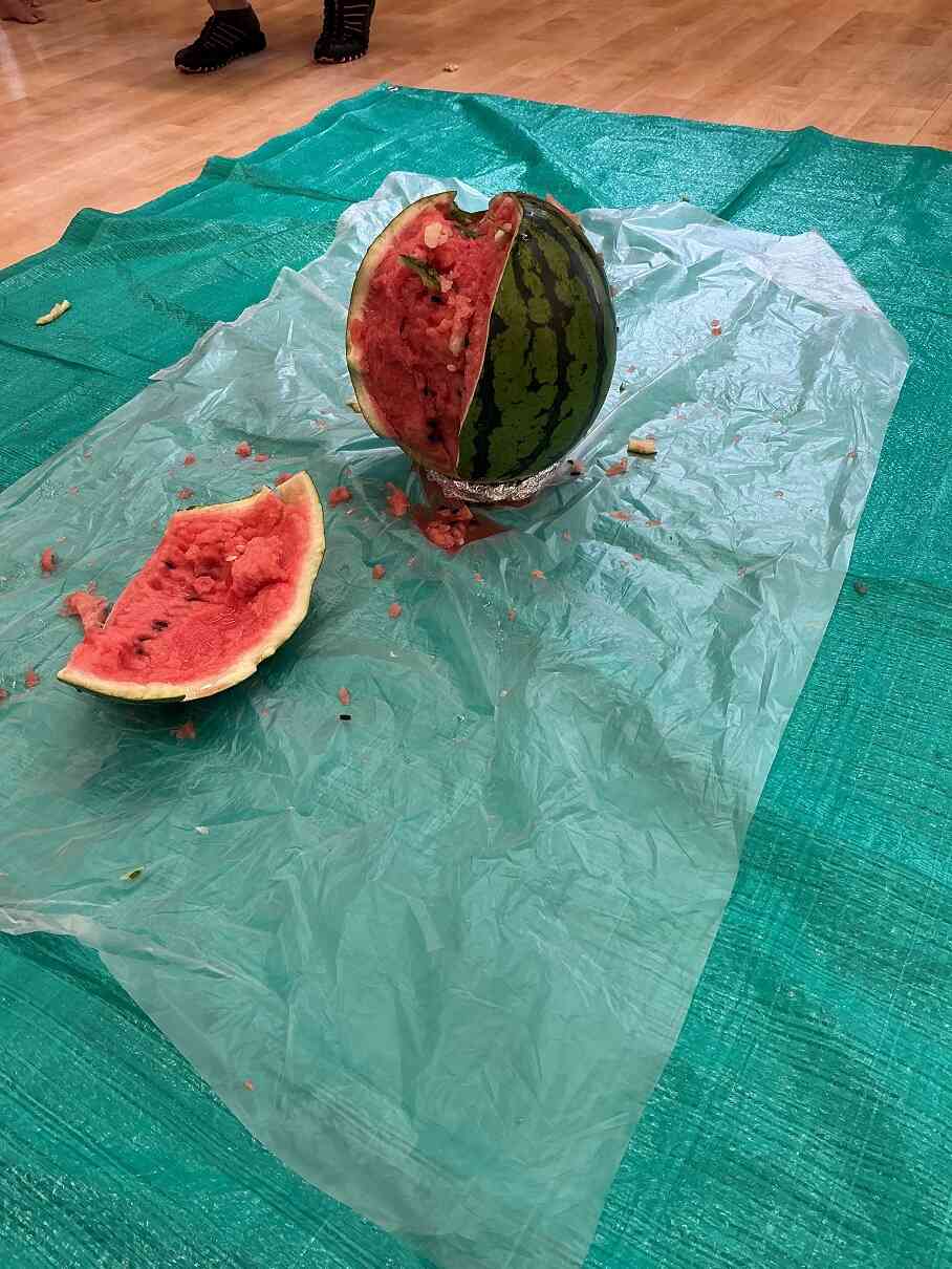 見事に割れました！