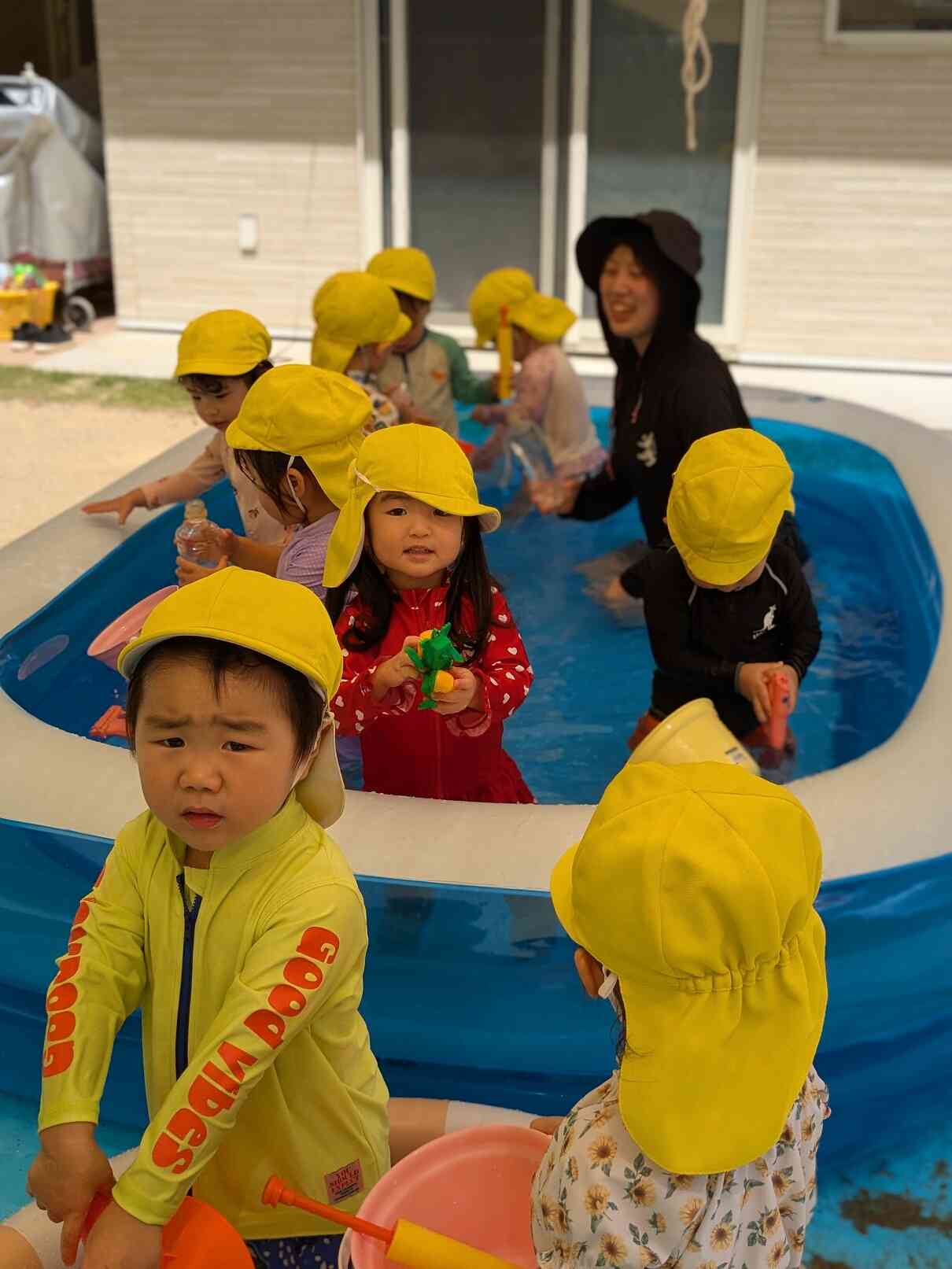 水遊び②