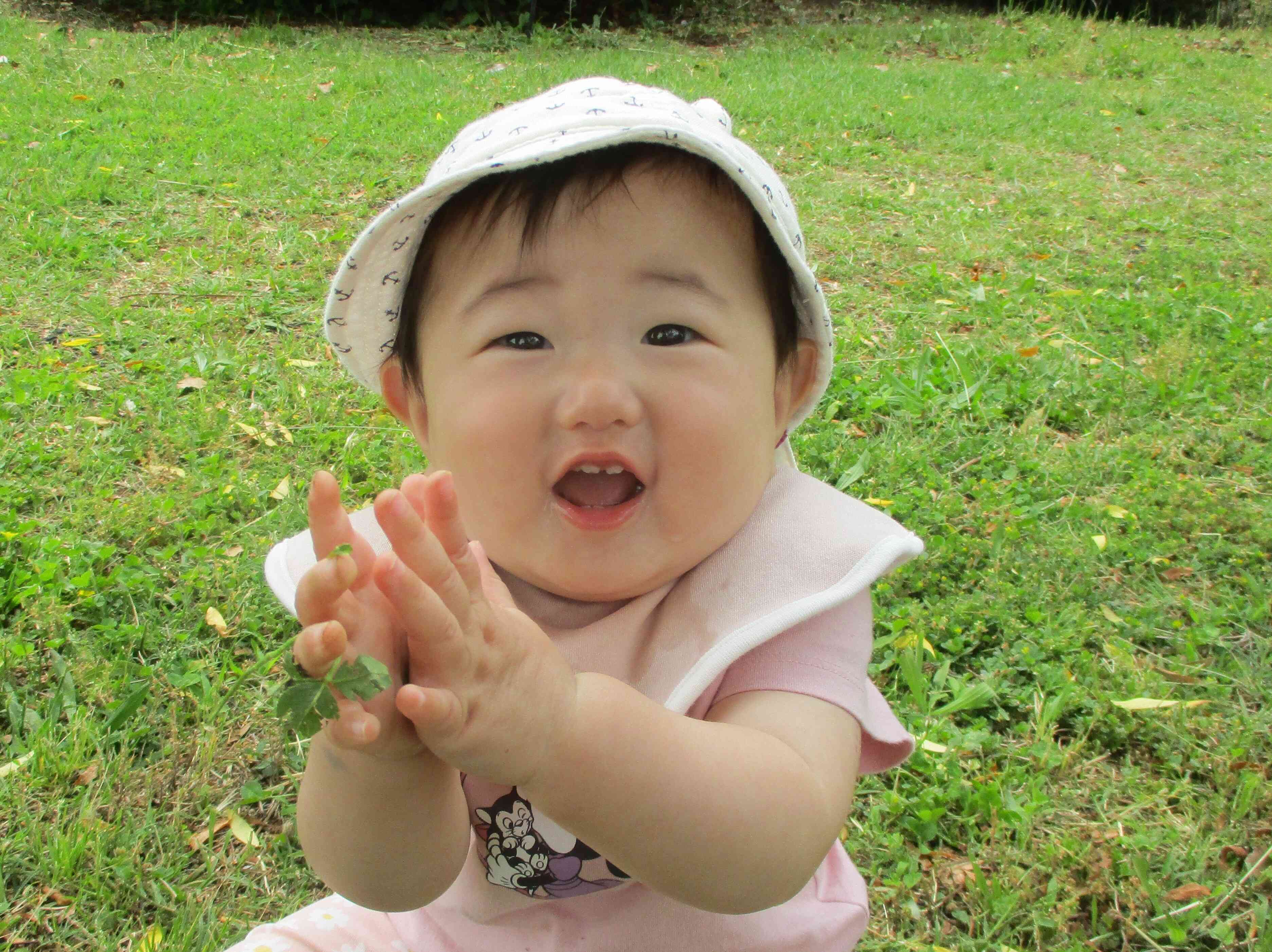 外は気持ちいいね(*^^*)
