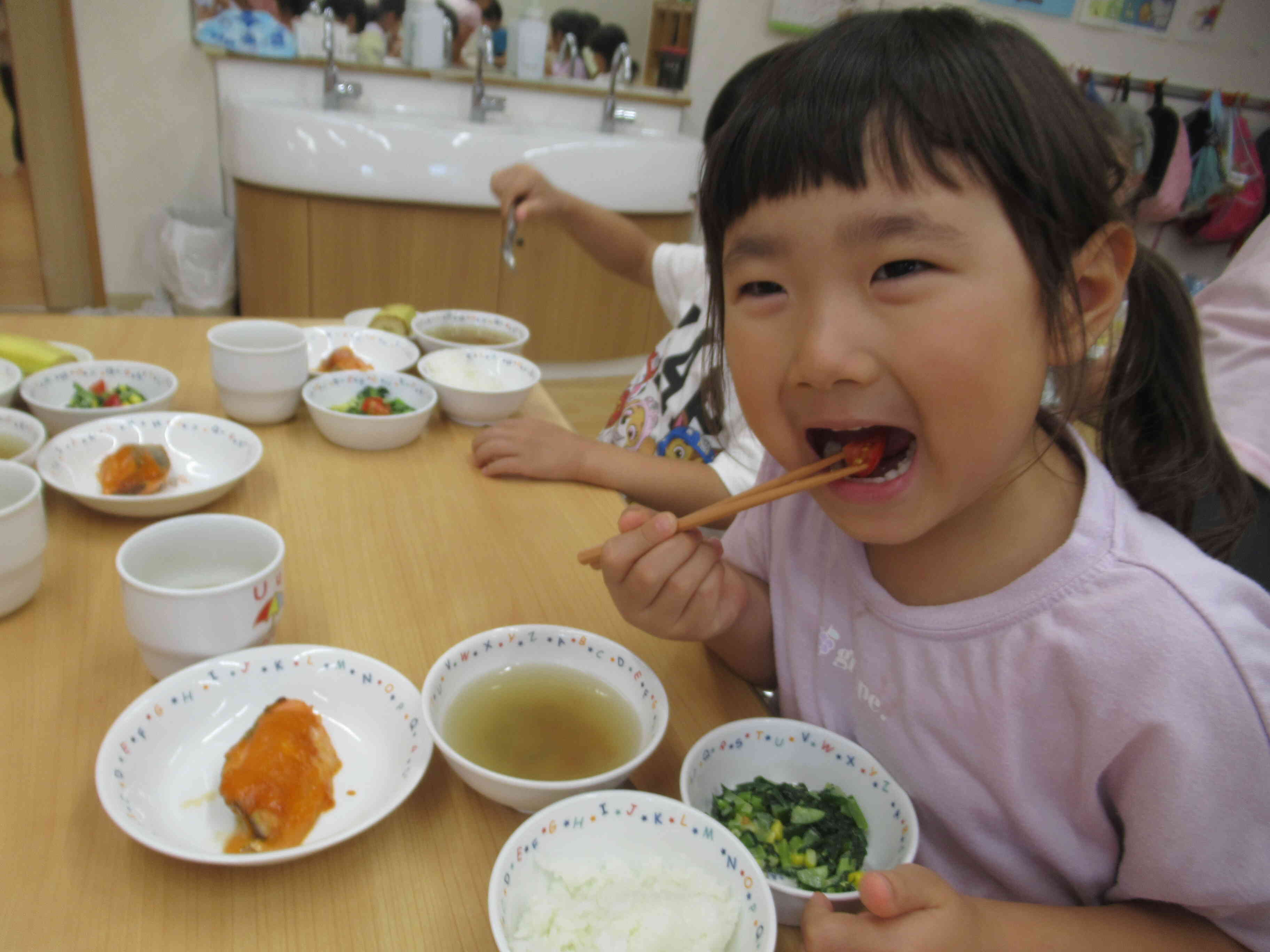 「おいしい～！！」