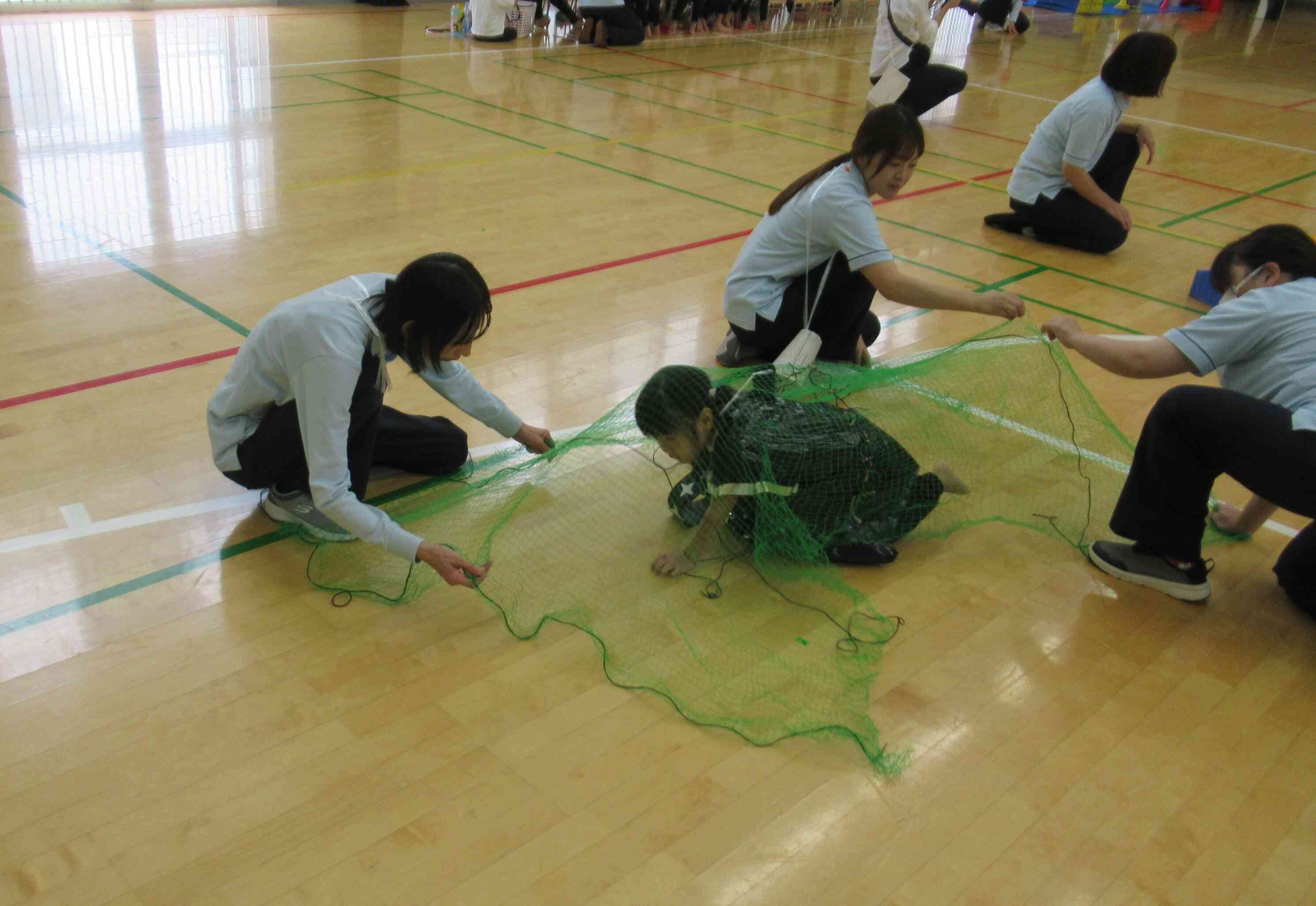 忍者になりきって頑張ったよ！