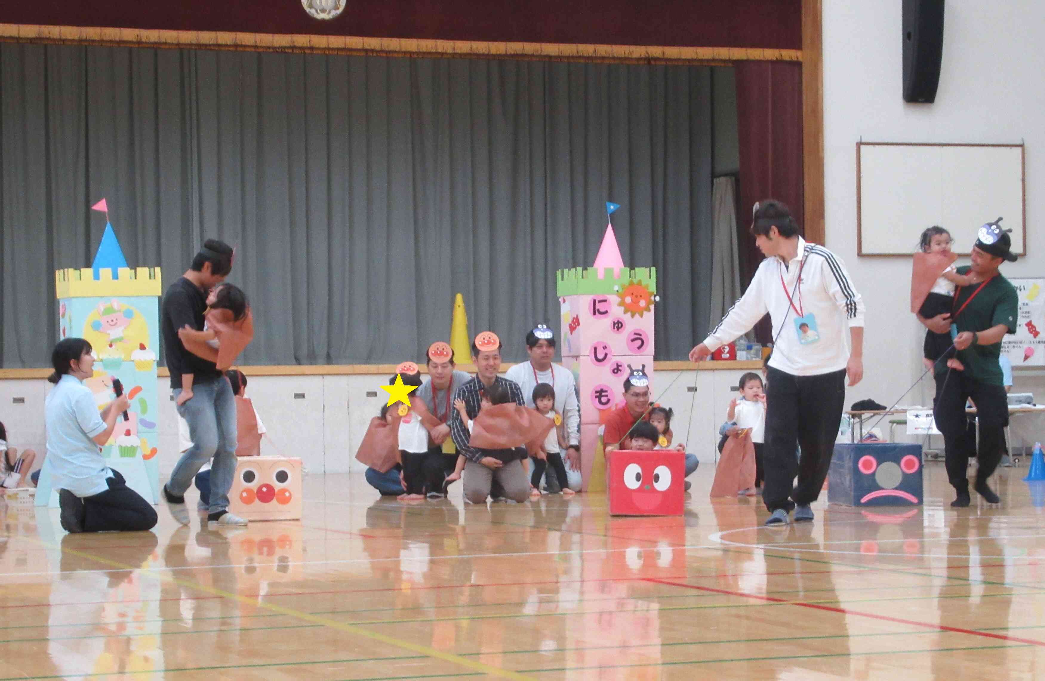 ママパパと楽しく競技できました☆