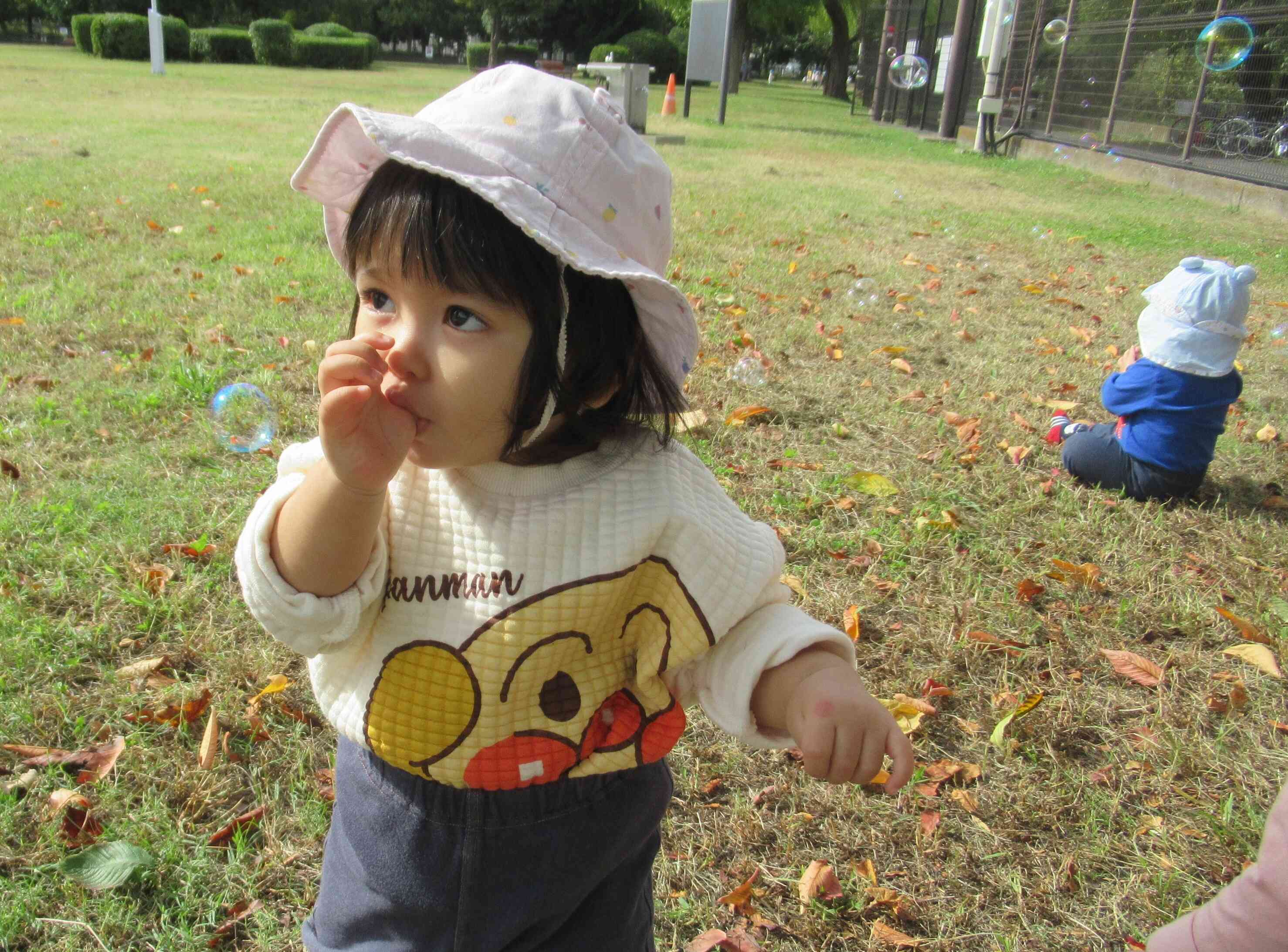 シャボン玉だ～☆