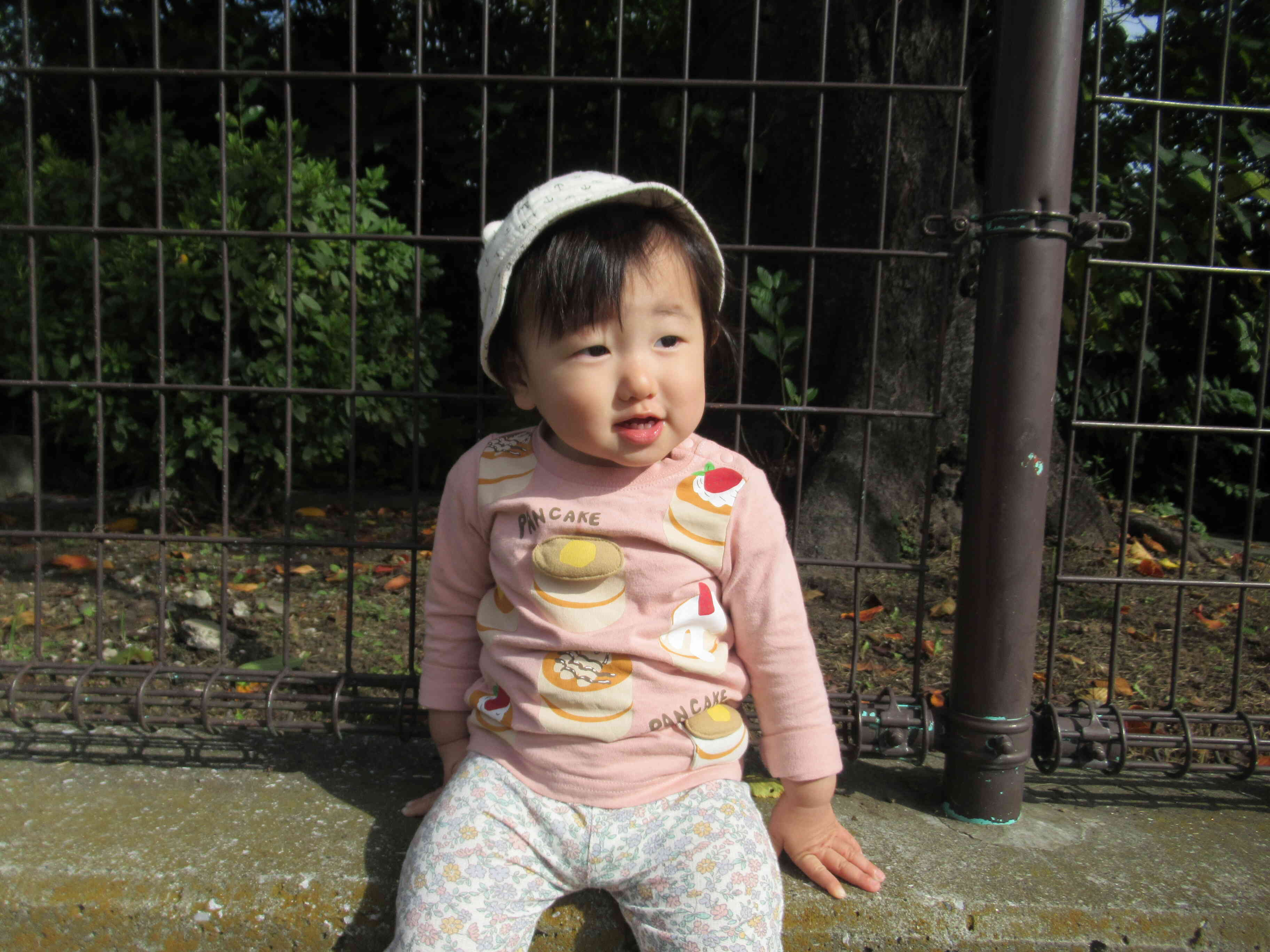 上手に座れているね！