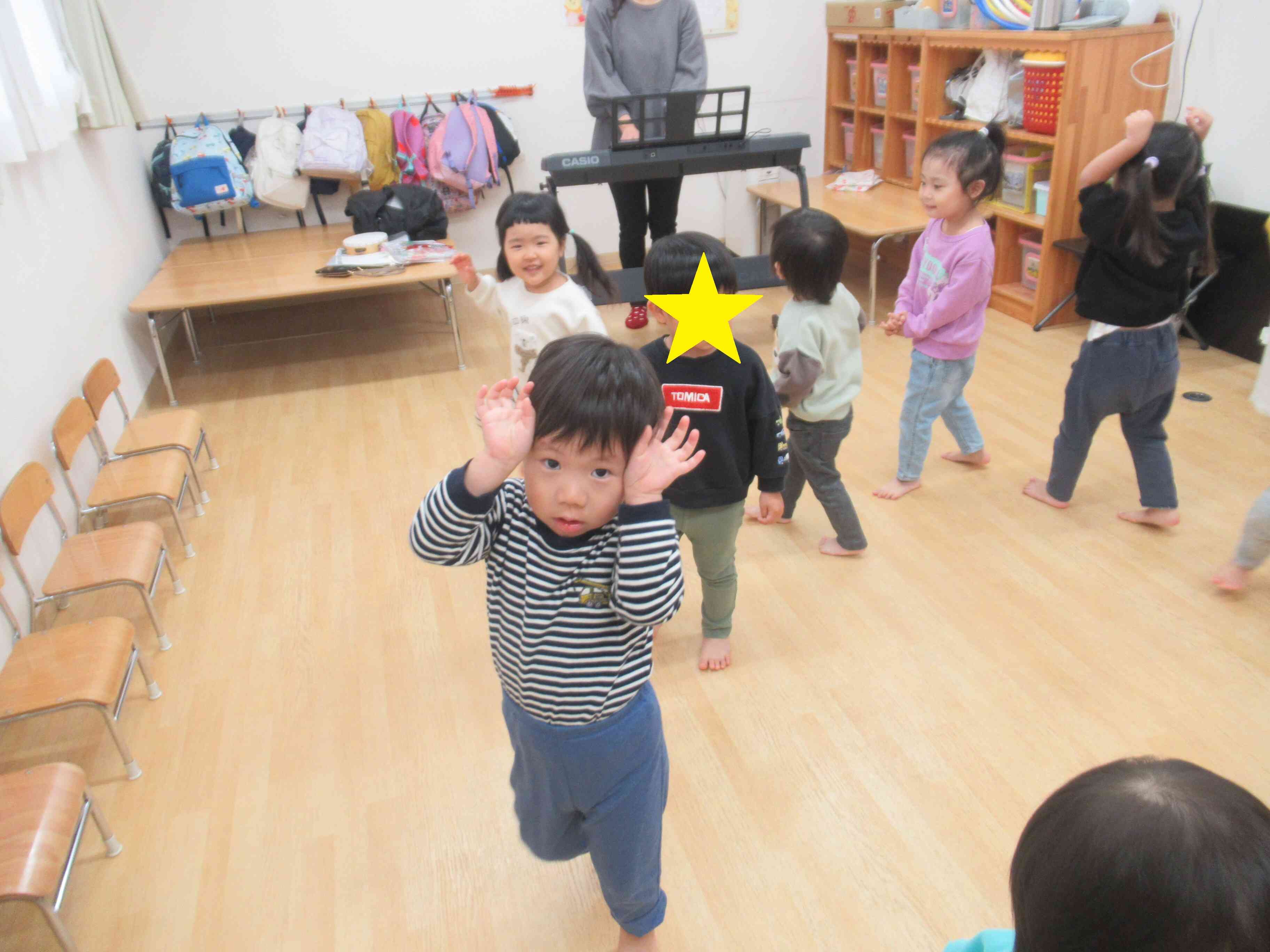 ノリノリで歩くよ♪