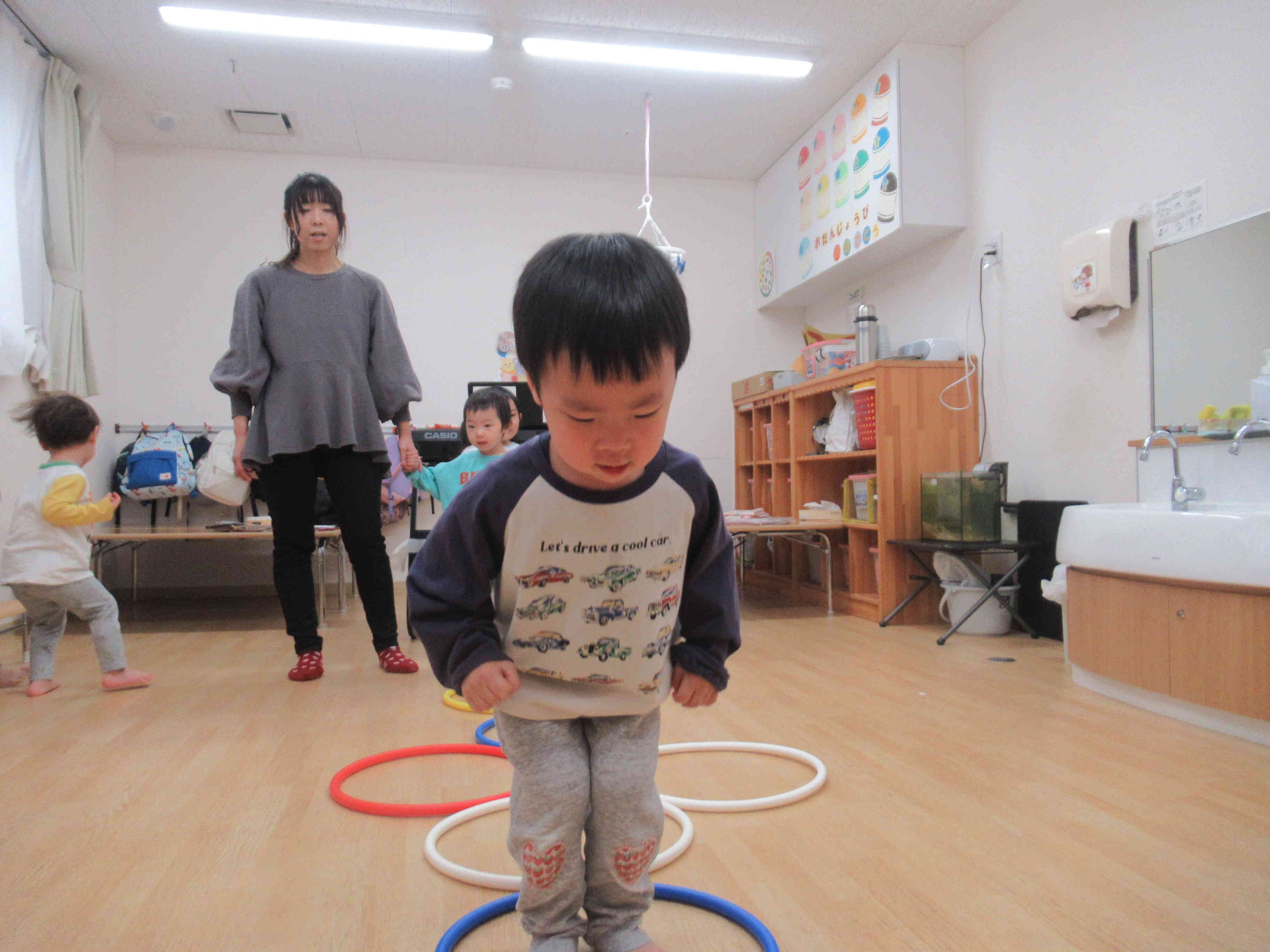 止まるのも上手！