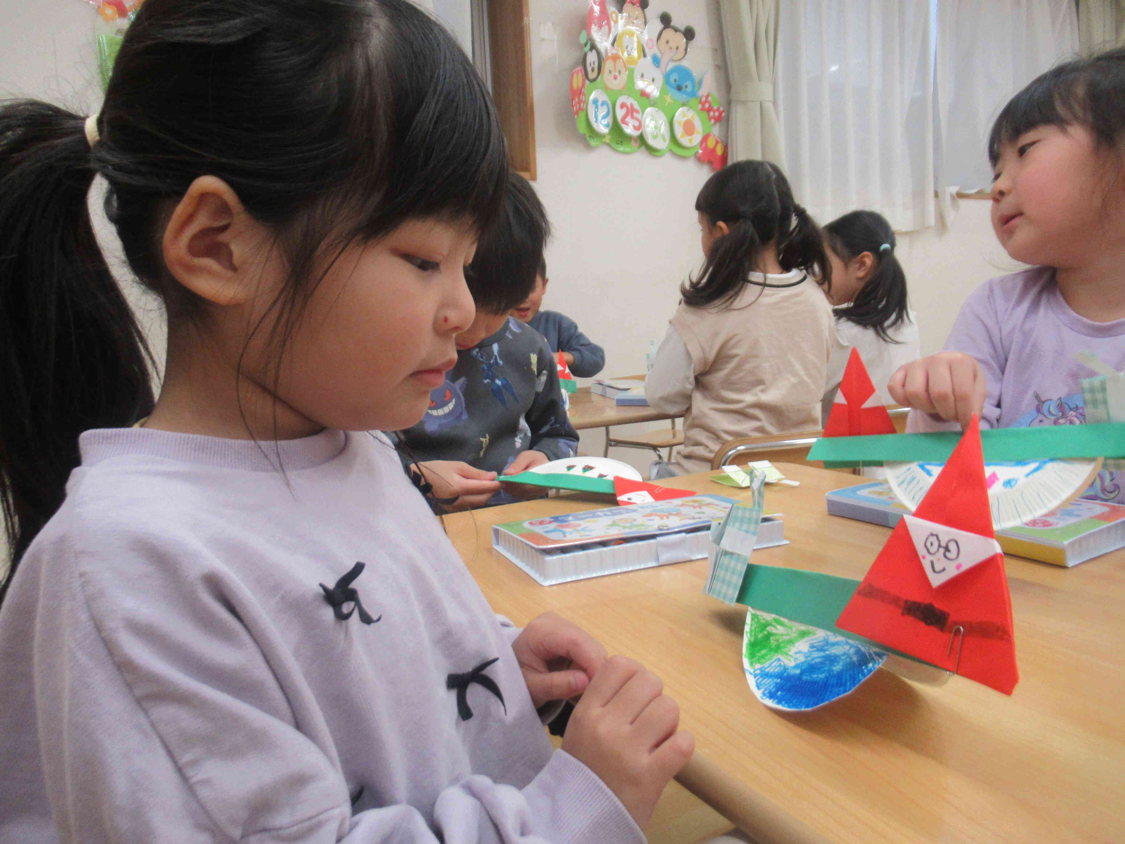 バランスを取るのが難しかったけど、できたよ☆