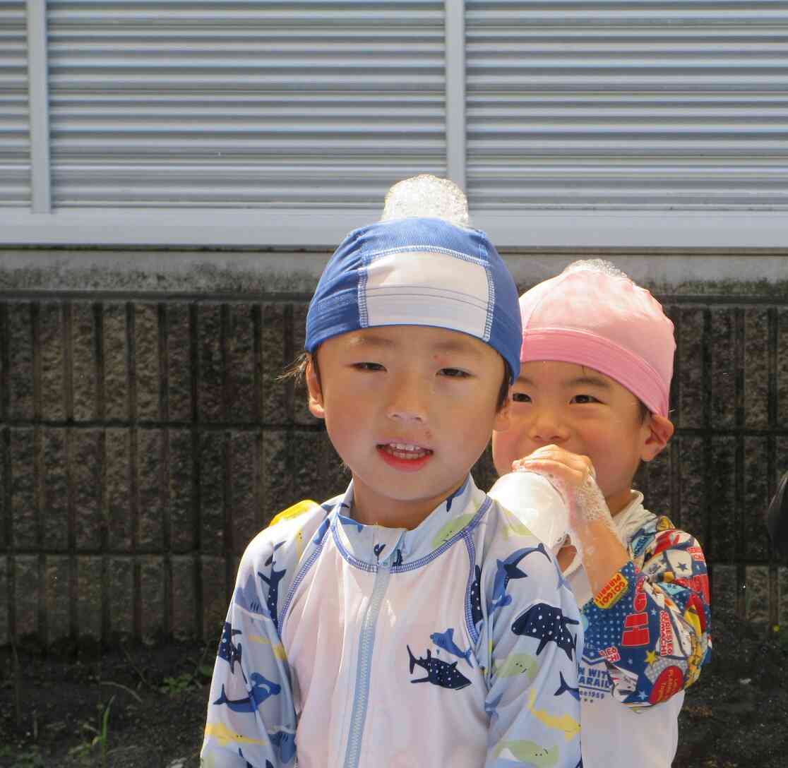 頭にのせたよ！！