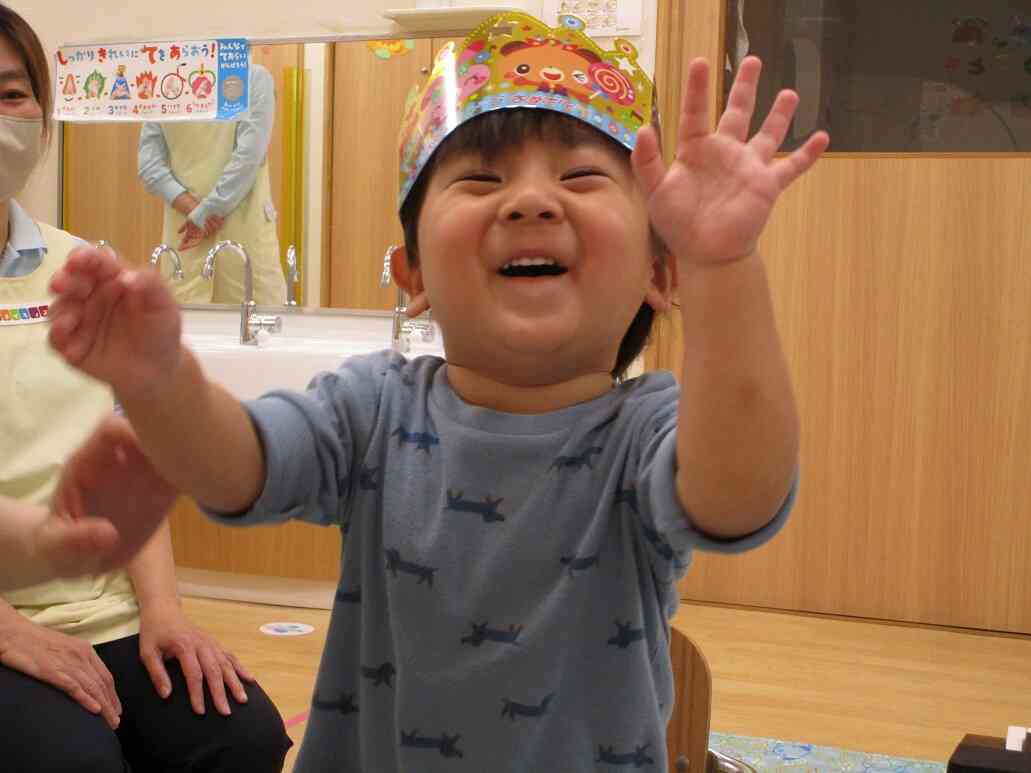 5月生まれのお友だちのお誕生会！
