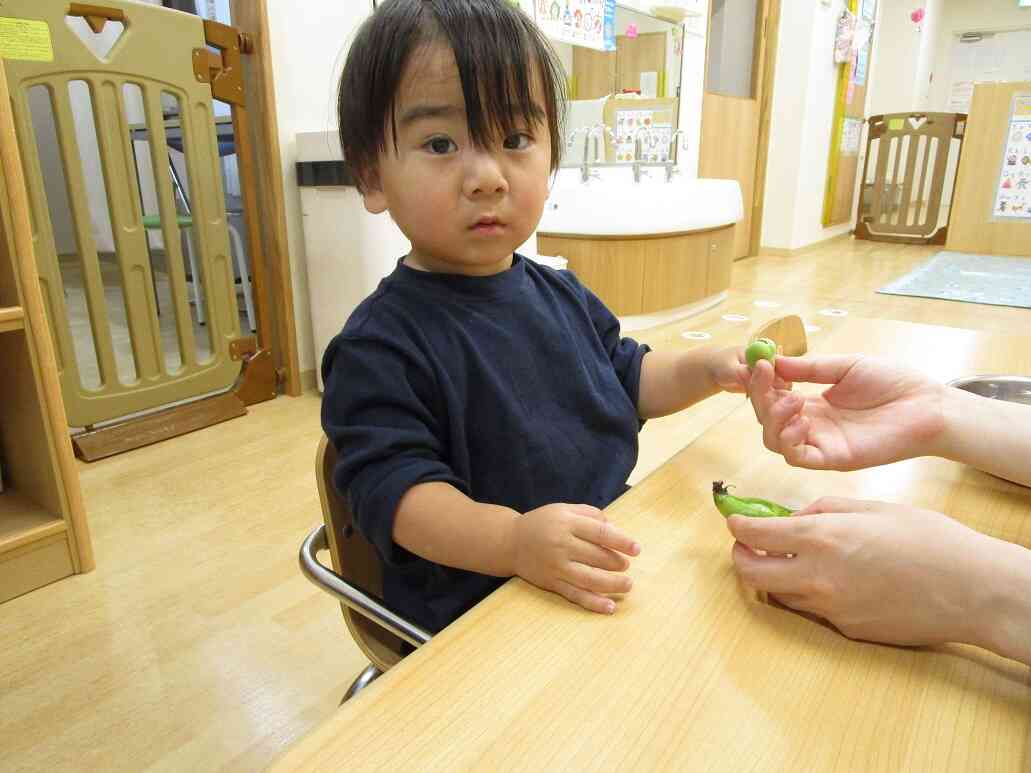 わぁ！かわいいお豆さん♪