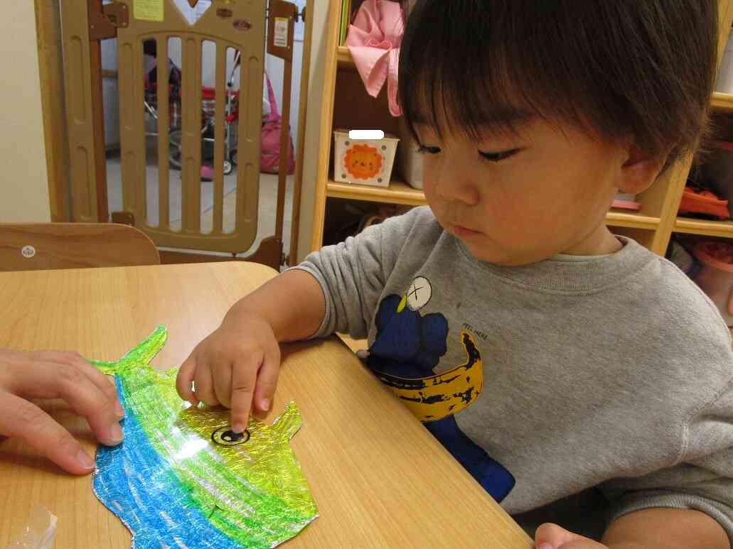 七夕まつりの製作～子どもたちの仕上げ編～