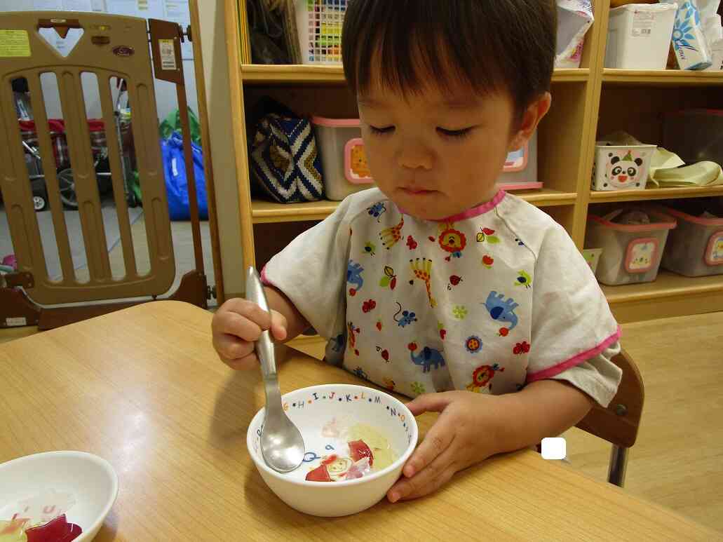 6月の食育～アジサイゼリー～