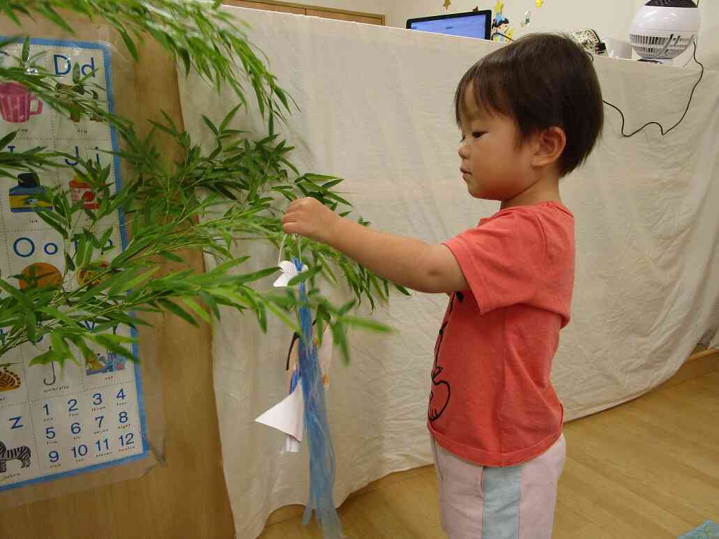ささの葉に飾りを♪