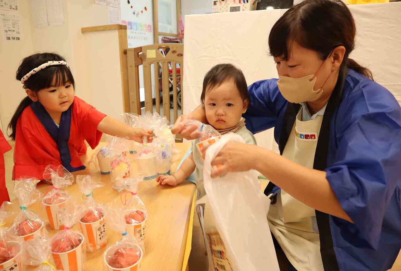 あ、おきゃくさん！