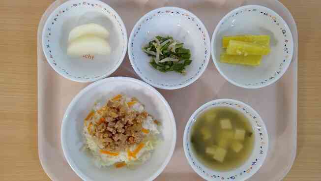 ９月９日のお給食