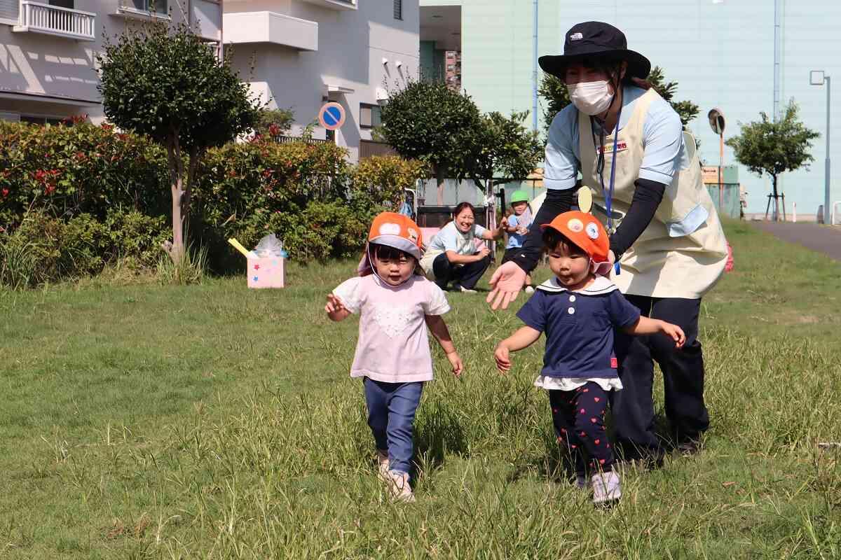 うんどうかいごっこ～1・2歳児クラス～第一競技