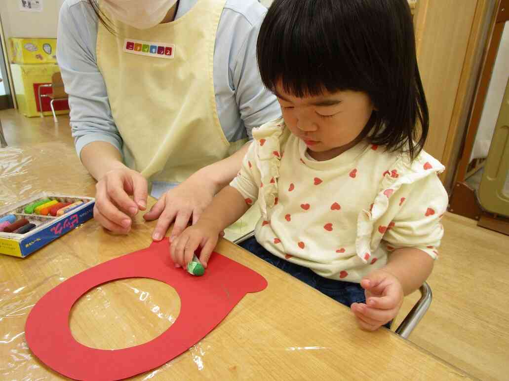 1歳児クラスの制作