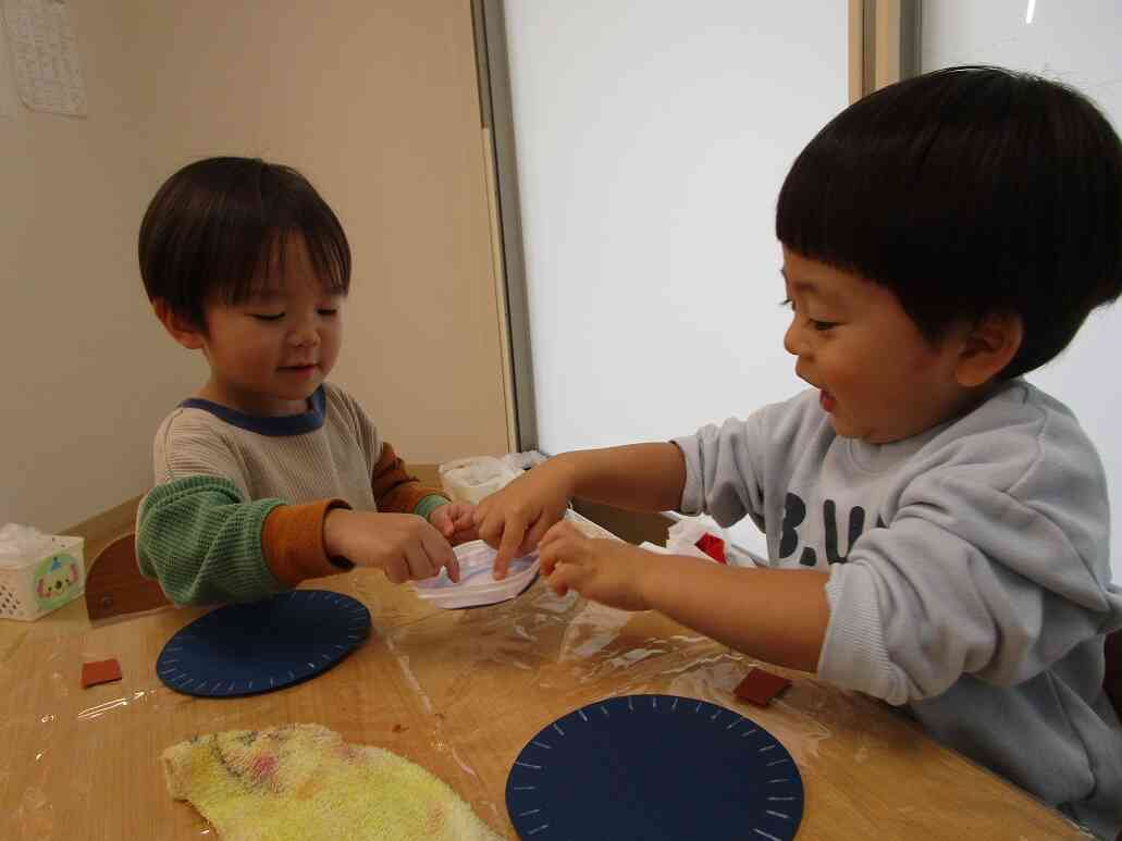 お友だちと一緒に