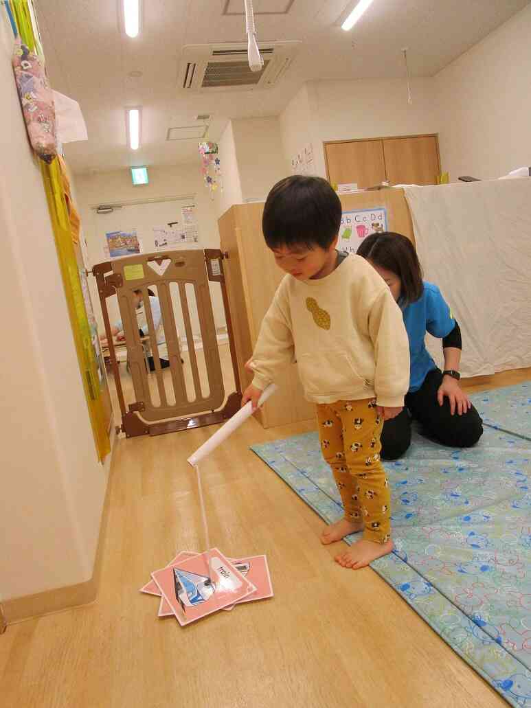 乗り物をひっぱろう！