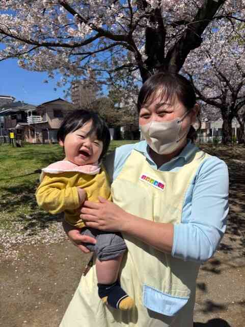 お花見ができたね