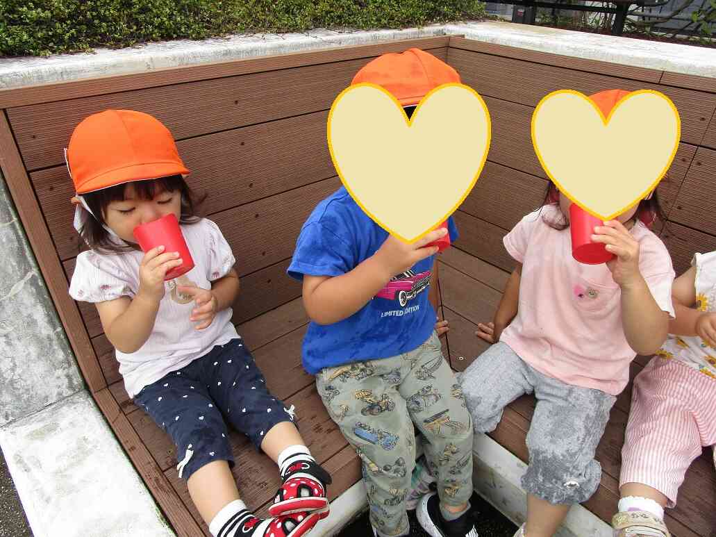水分補給は大事です☆