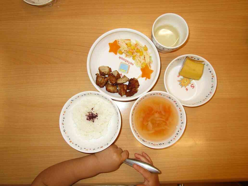 今日のメニューは「たなばた給食」