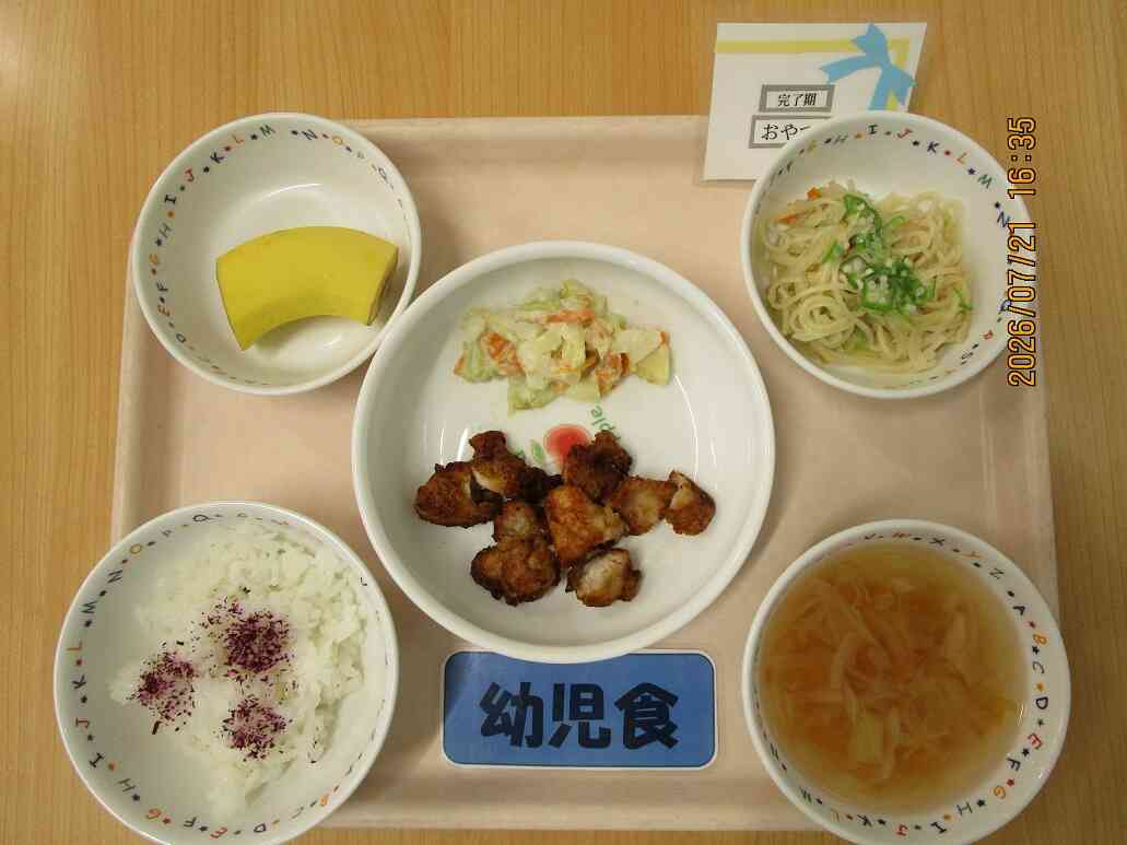 ７月のある日のこんだて