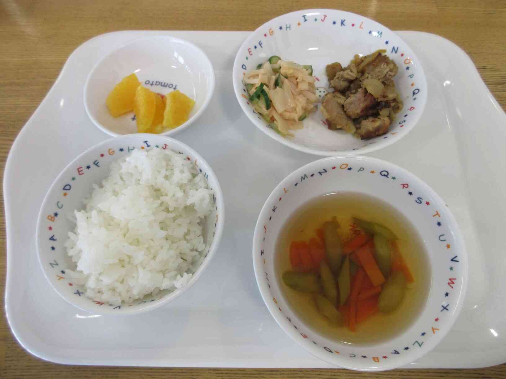 5月１２日の給食