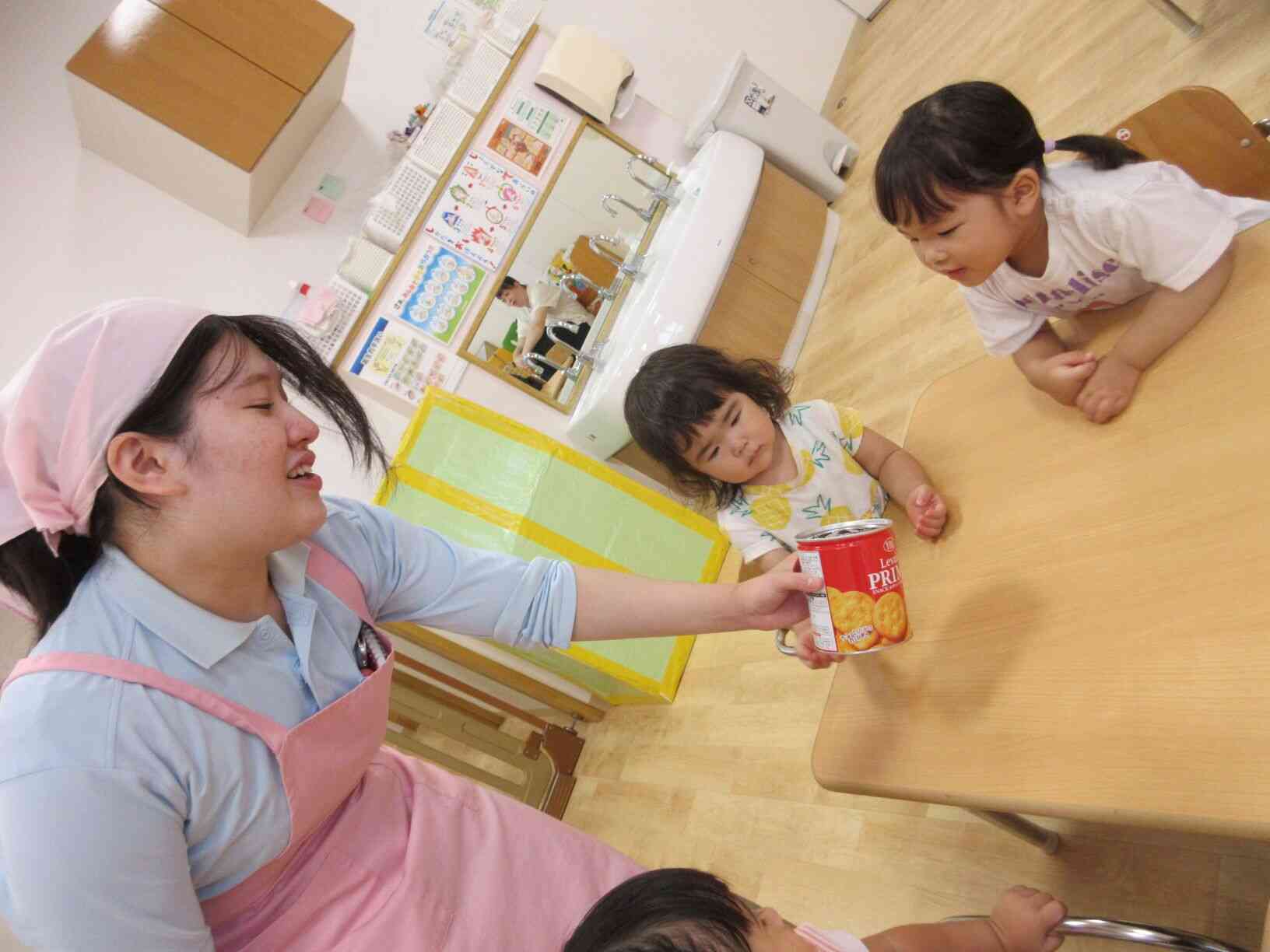 保存食の開封体験