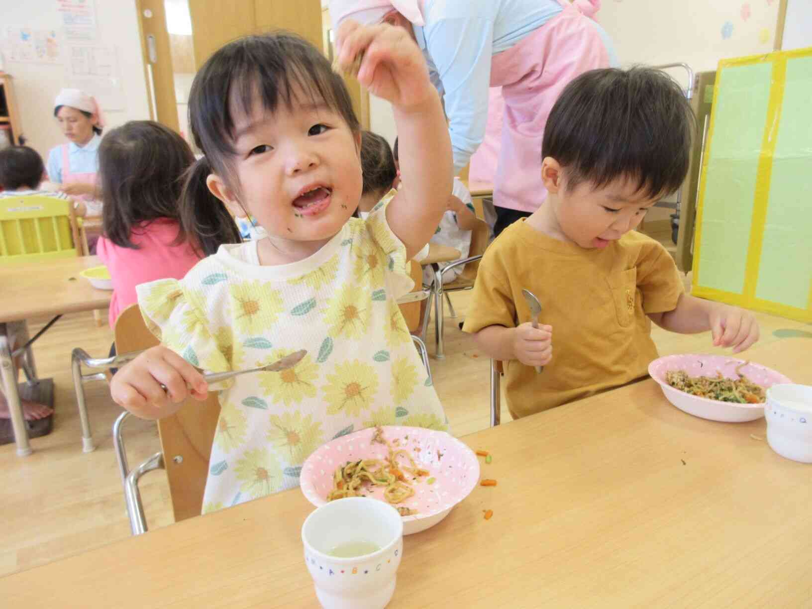 ジャーン！！大きなお口で食べられるよー！！