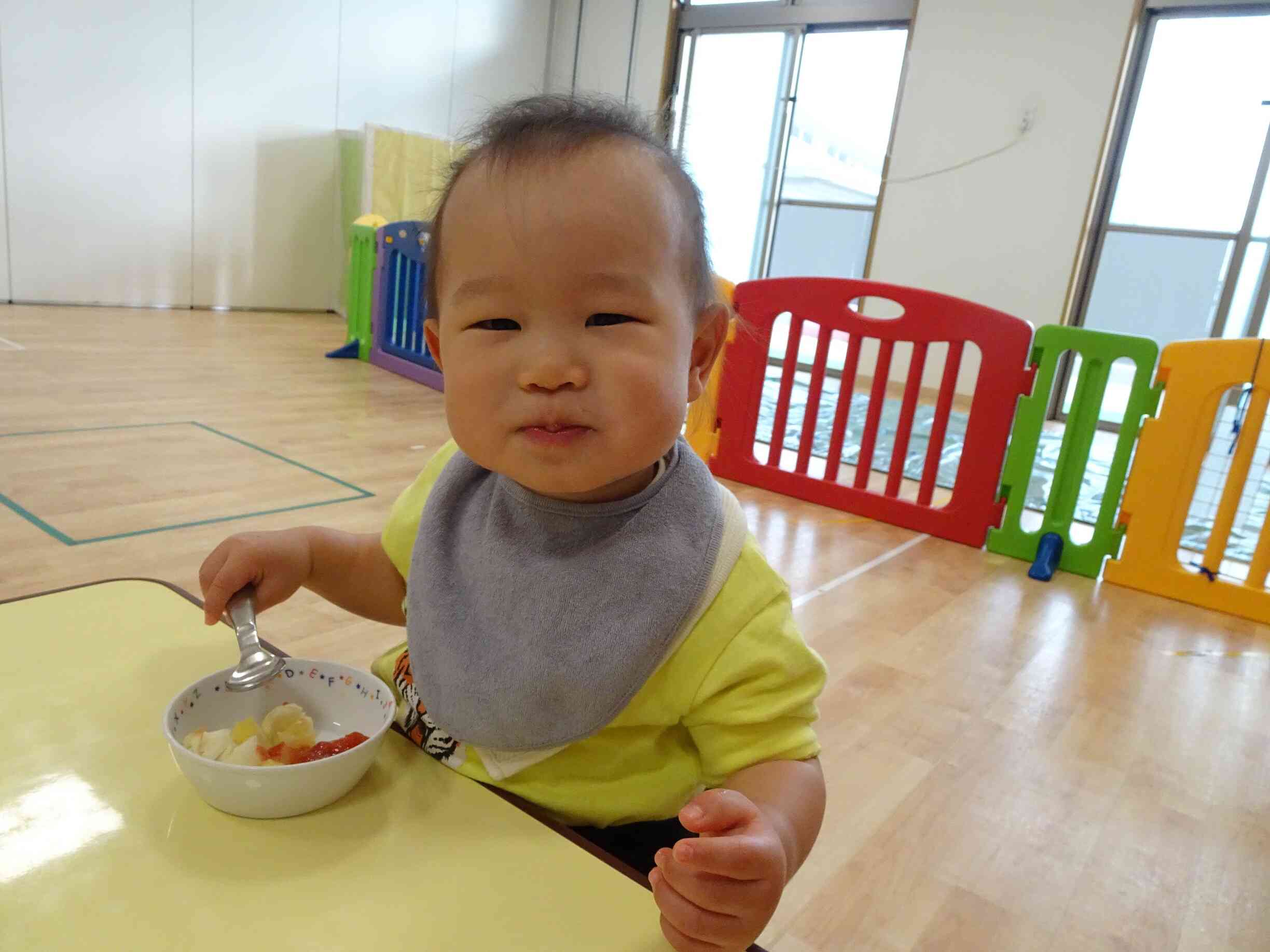 もぐもぐ♡おいしいねっ♡