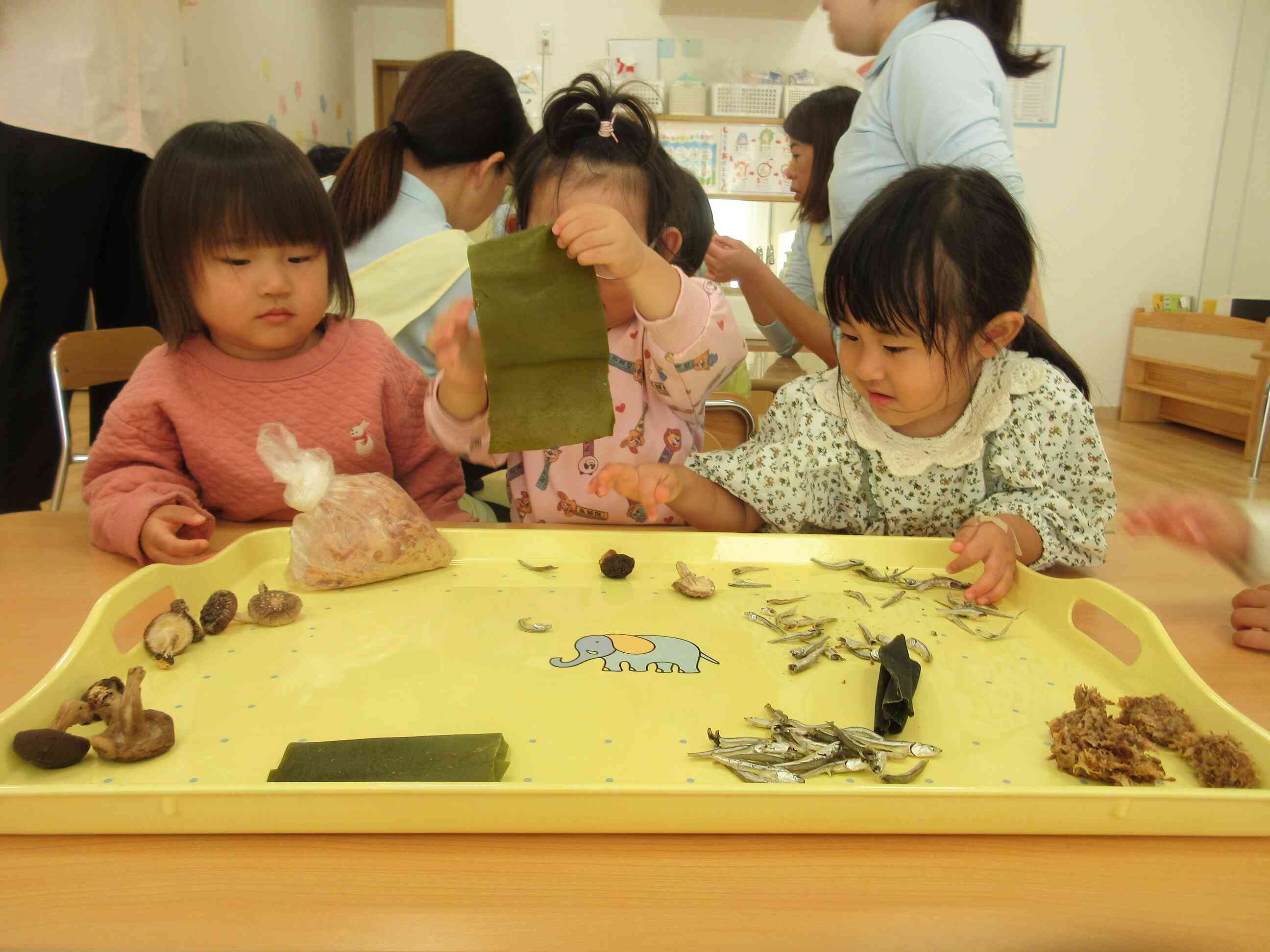 出汁についての食育をしたよ