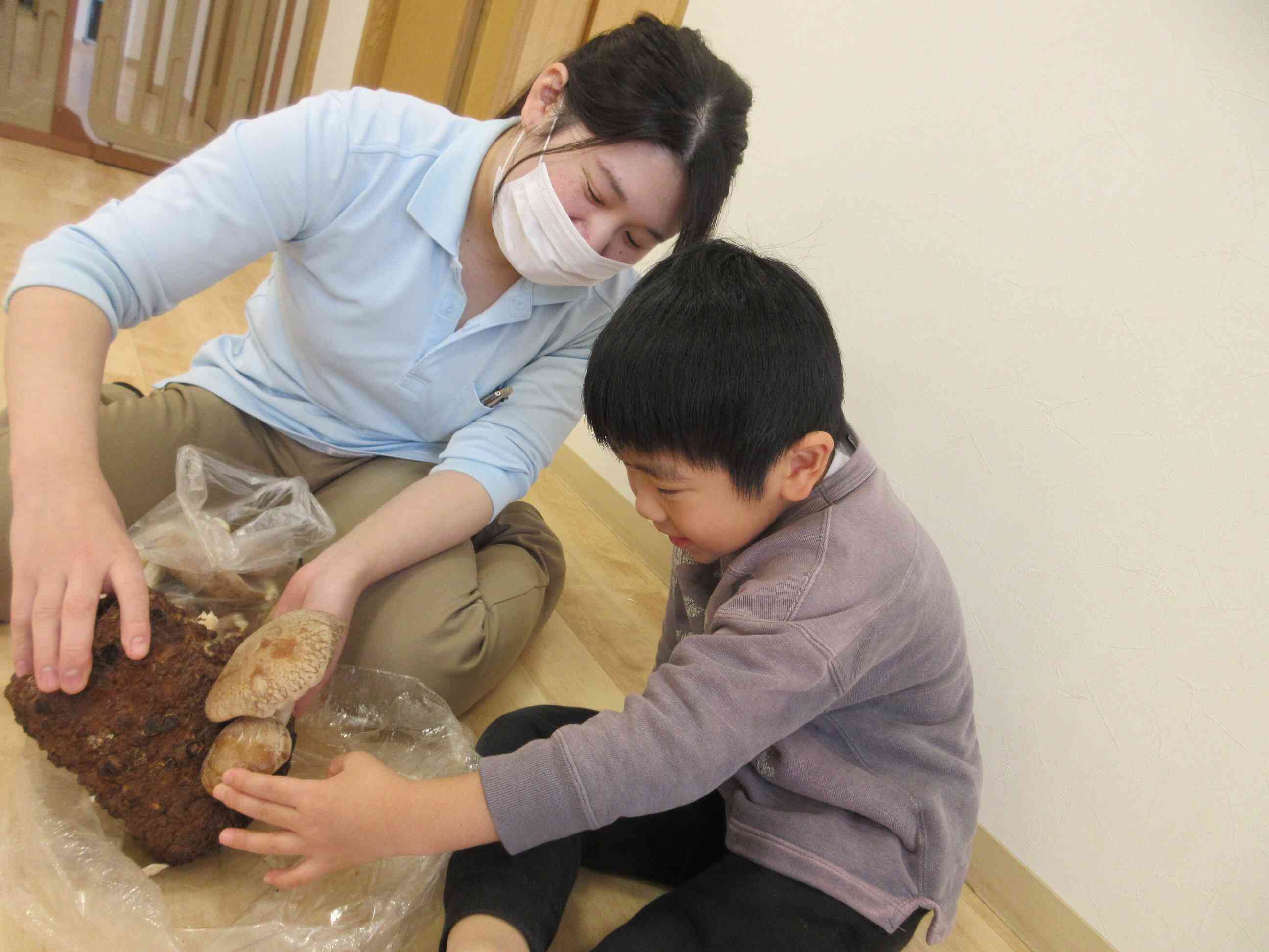 また出来てるー！！！と、嬉しそう♡