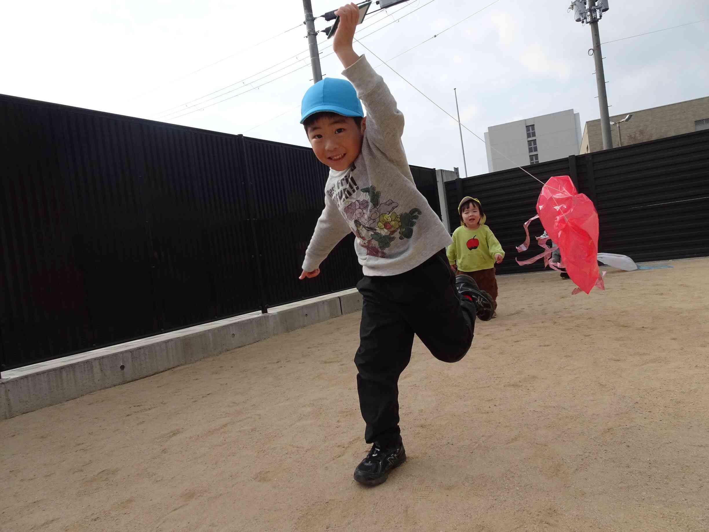 ビューン！！！誰よりも速く走るぞー！！！