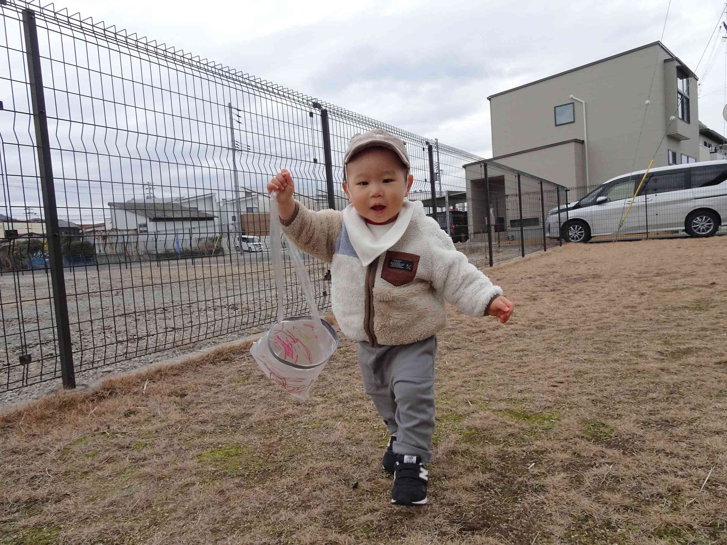 ぼくも凧さん作ったよ♡