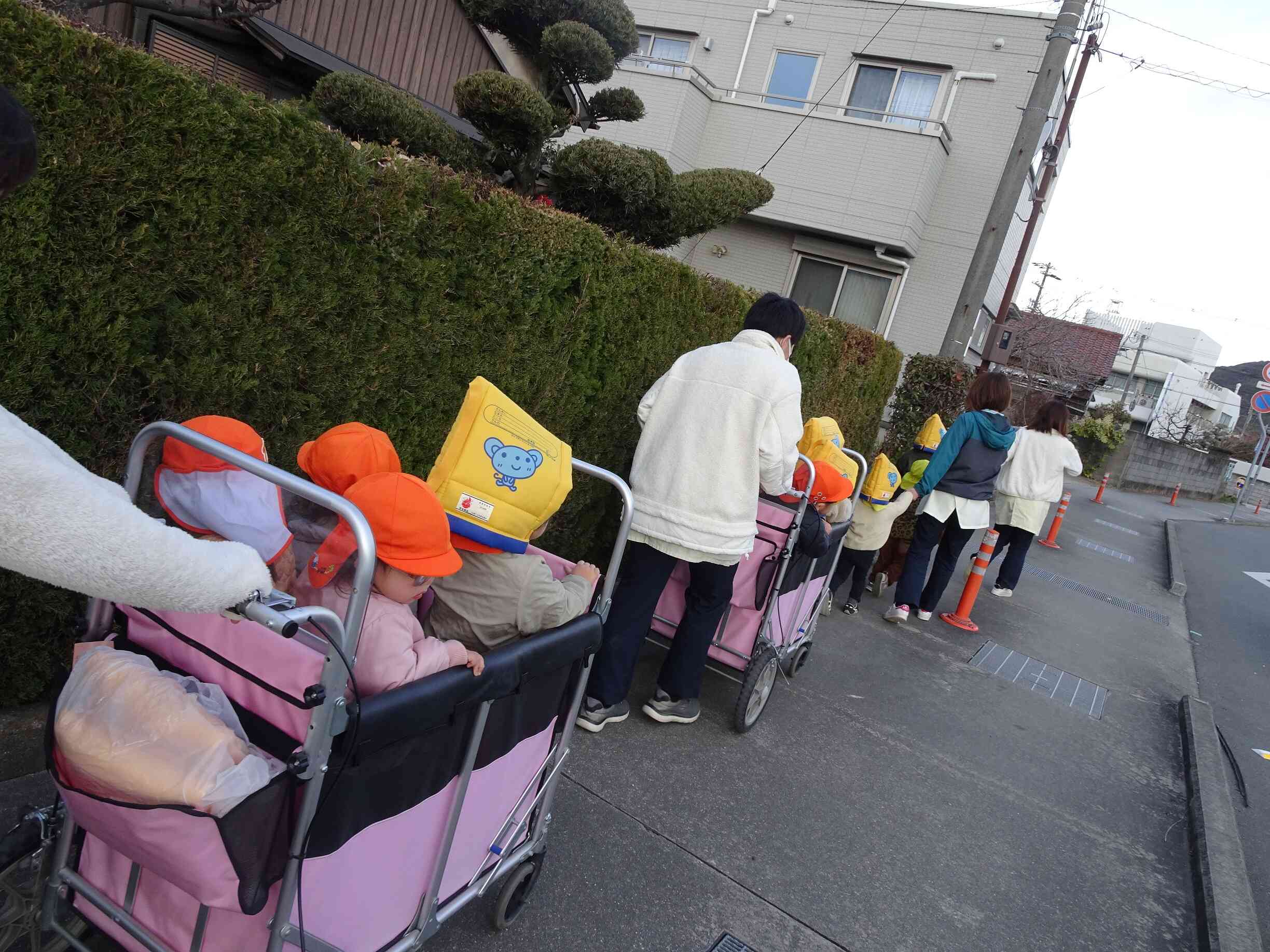 安全第一で避難中♡