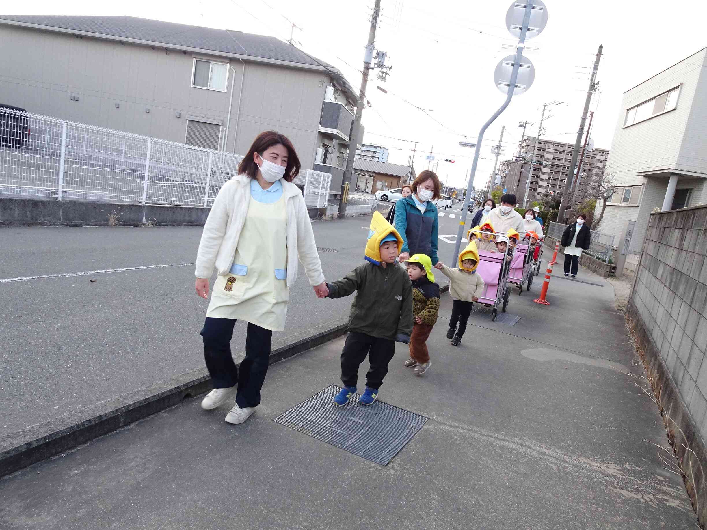 避難訓練の様子