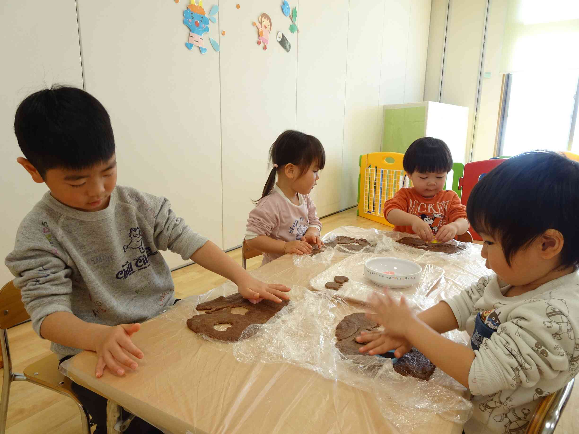 色々な形の型があったよ♪